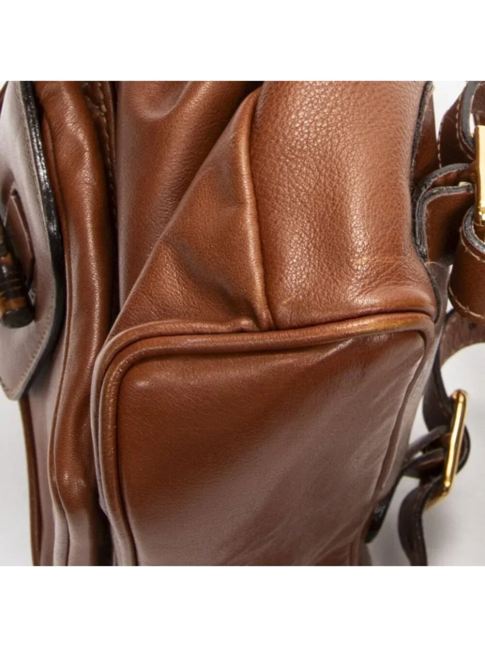 Gucci Minibumbu Backpack Brown Smooth Calfskin